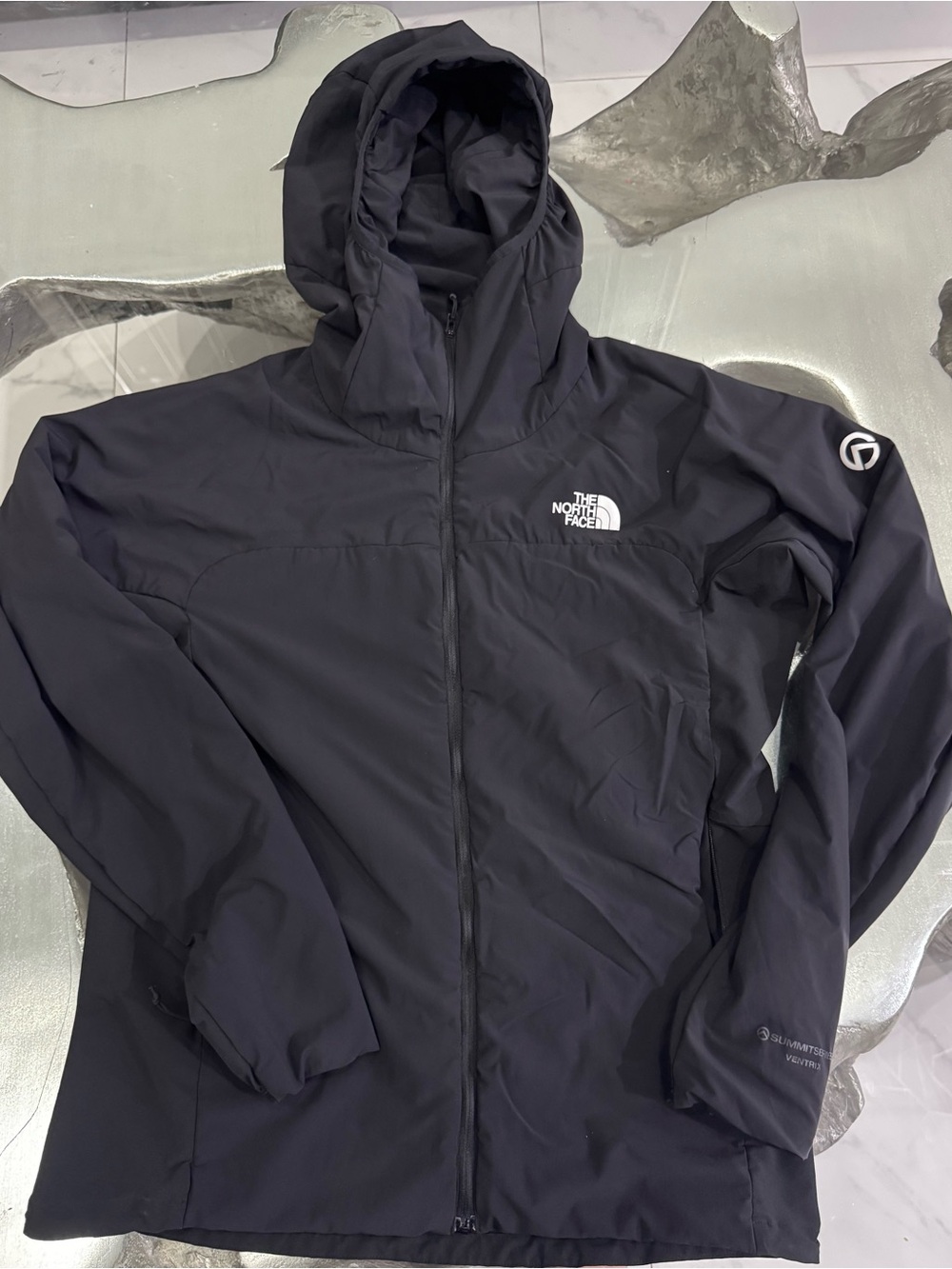 North Face Black Ventrix Summit Series Lightweight Hooded Jacket - Men Medium